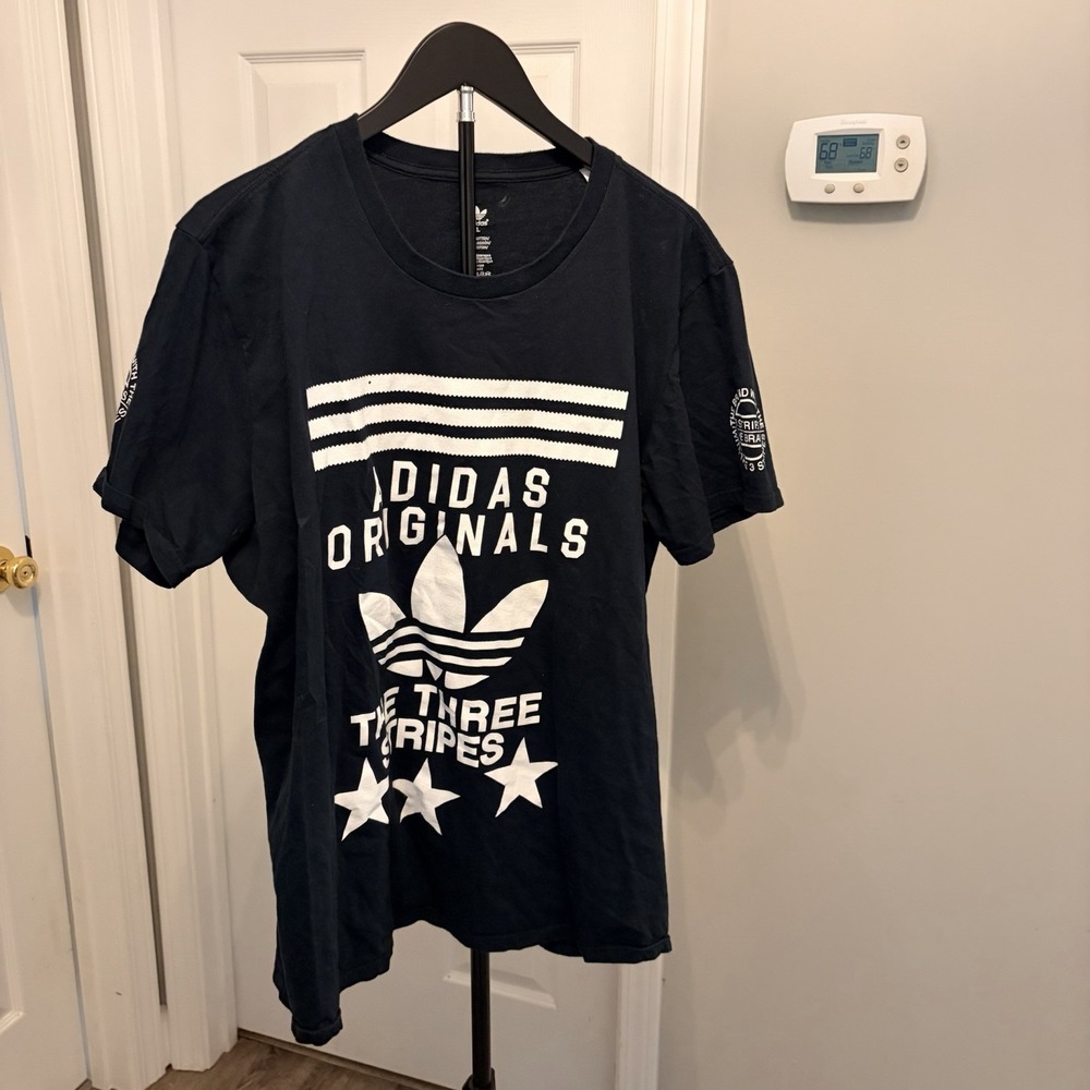 Adidas Originals Trefoil Graphic T-Shirt XL Three Stripes Vintage-inspired GUC